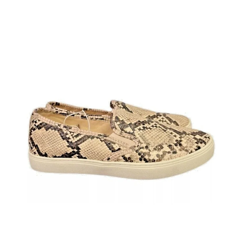 Old Navy Women's Snakeskin Multicolor Slip-On Sneakers Shoes  Size‎ 7